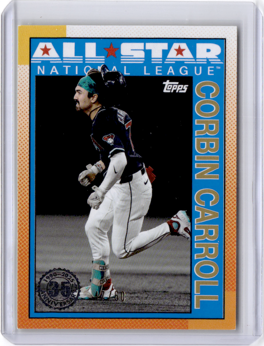Corbin Carroll - 2025 Topps Series 2 #90AS-13 - Gold All Star /50 - Diamondbacks
