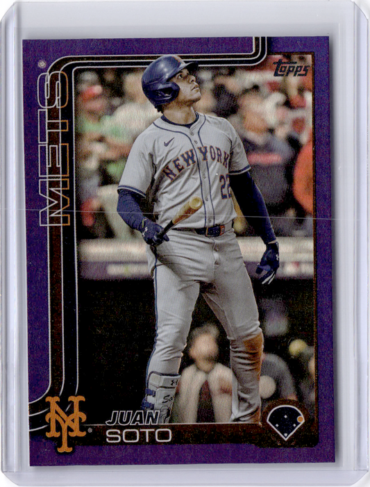 Juan Soto - 2025 Topps Series 2 - #700 Purple Parallel /250 - Mets